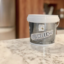 Load image into Gallery viewer, The image shows Quickleen-S Multi Purpose Cleaner, a 1KG powdered cleaner known for its powerful yet safe and eco-friendly properties.